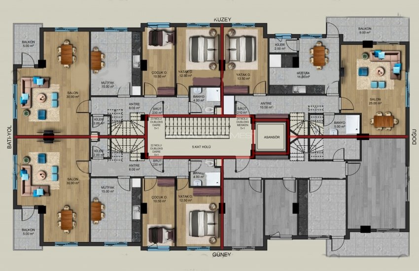 Properties Within Walking Distance to the Beach in Antalya 7