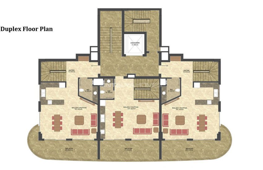 Seafront Apartments in the Luxury Complex of Alanya 25