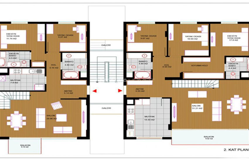 Intelligent Homes 200 Mt to the Beach in Antalya Turkey 33