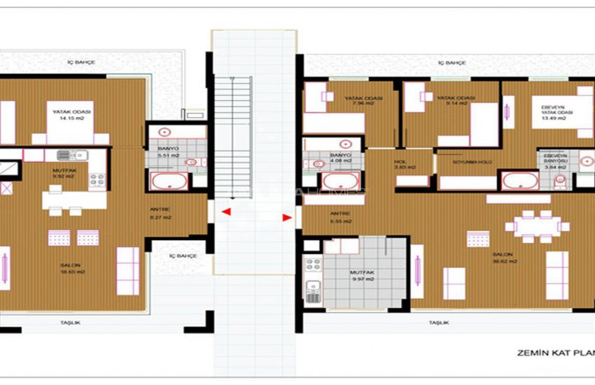 Intelligent Homes 200 Mt to the Beach in Antalya Turkey 34