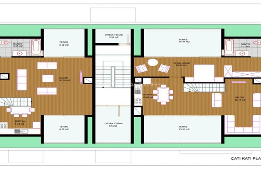 Intelligent Homes 200 Mt to the Beach in Antalya Turkey 35