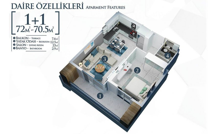 Goed Gelegen Cosmopolitische Appartementen In Alanya Turkije 52
