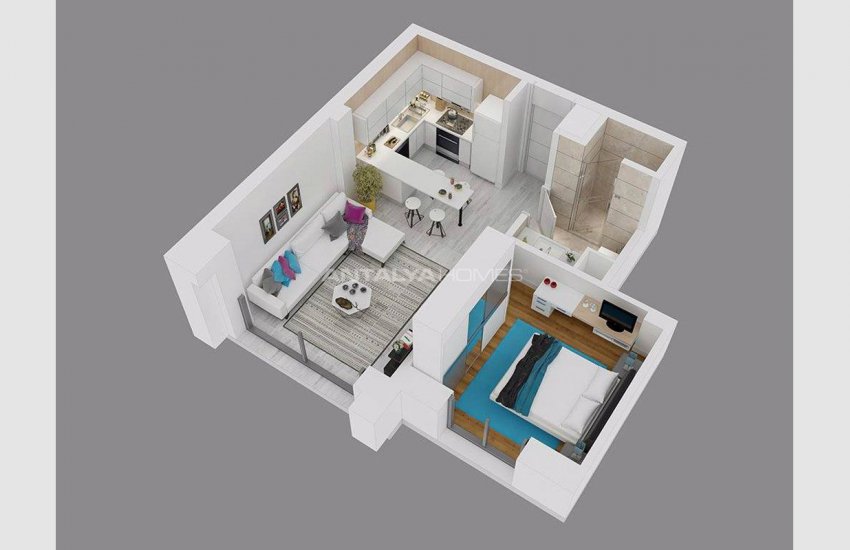 Sarısu'da Doğayla İç İçe Satılık Lüks Daireler 37