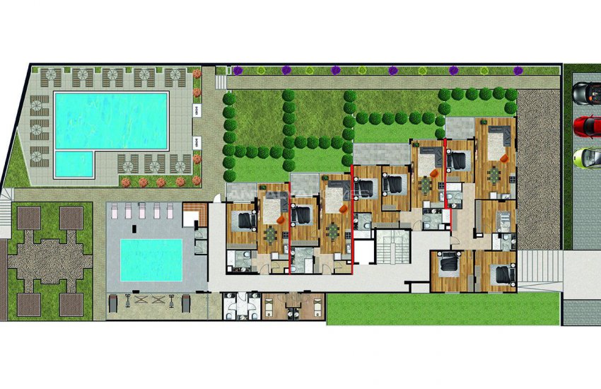 Seafront Apartments in the Boutique Complex in Alanya 22