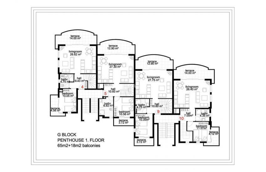 Spacious Real Estate in Alanya with Sea and Nature View 56
