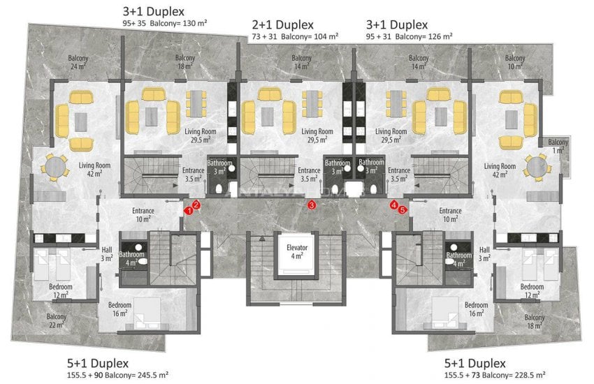 Quality Apartments Near All Amenities in Alanya 38