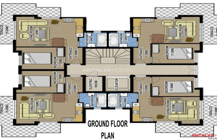 زمرد تاون فلتس 30