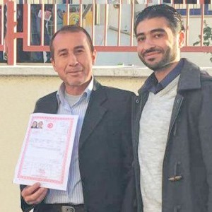 السيد دياب، فلسطين