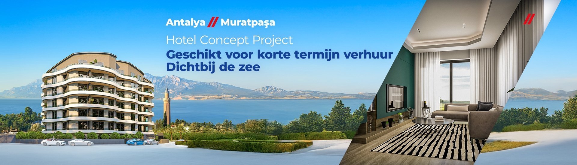 Appartementen Dichtbij Alle Belangrijke Punten In Antalya Muratpasa