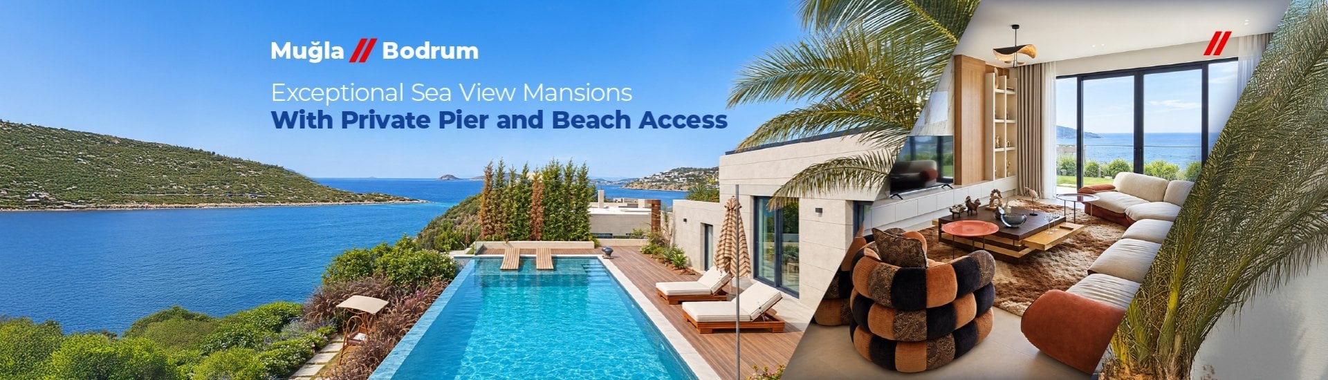 Houses with Private Pools and Beach Access in Bodrum
