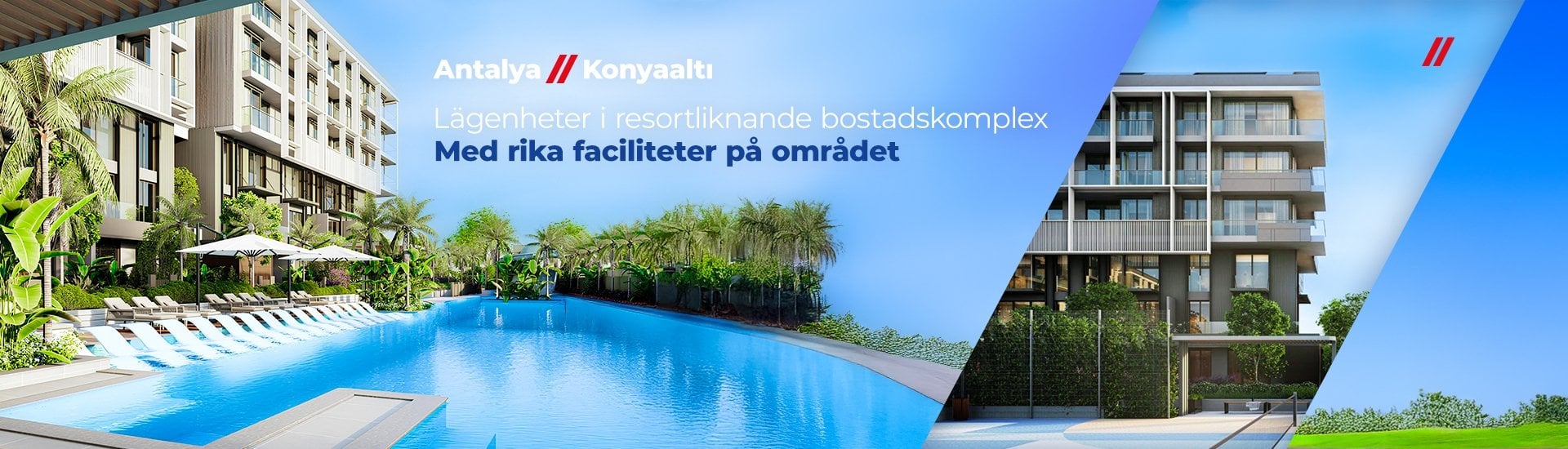 Lägenheter I Ett Femstjärnigt Konceptprojekt I Konyaalti