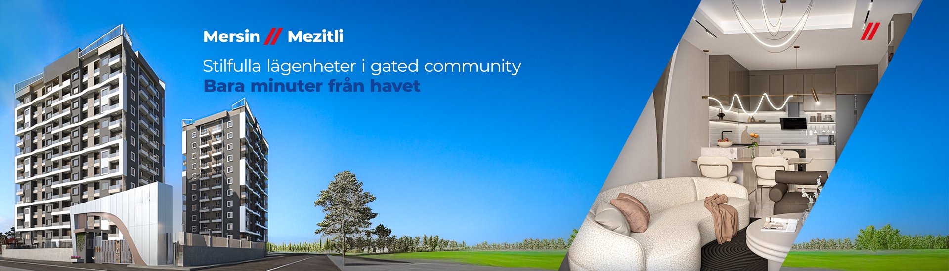 Lägenheter Med Omfattande Bekvämligheter I Mezitli, Mersin