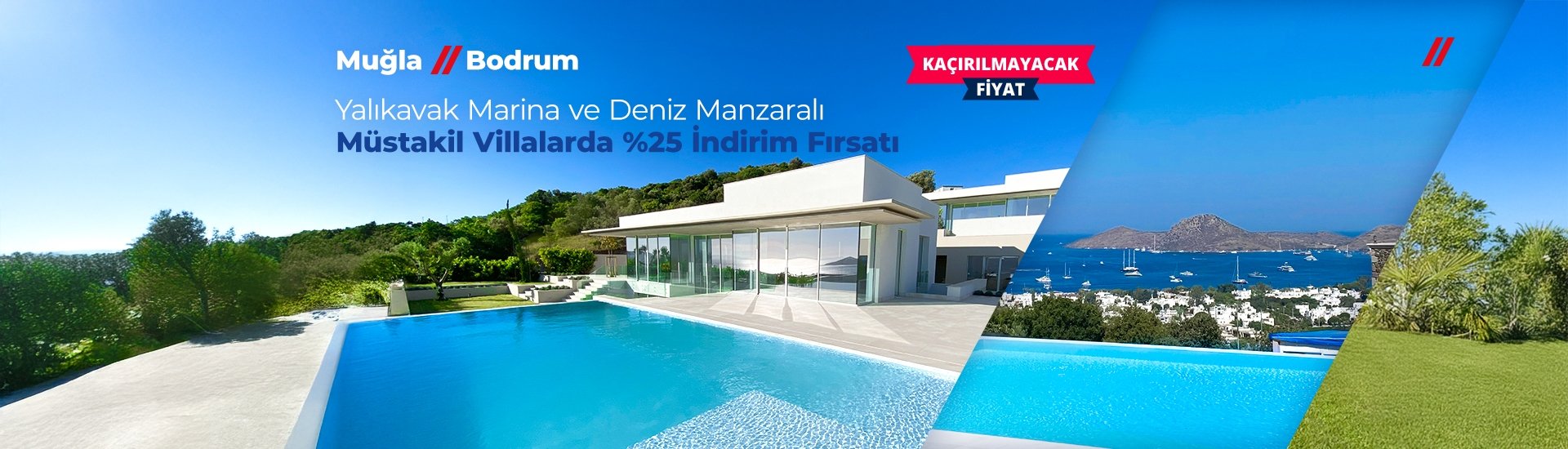Bodrum Yalıkavak'ta Havuzlu Lüks Müstakil Villalar