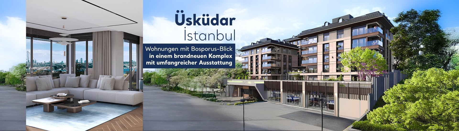 Wohnungen Mit Bosporusblick In Einer Anlage Mit Pool In üsküdar