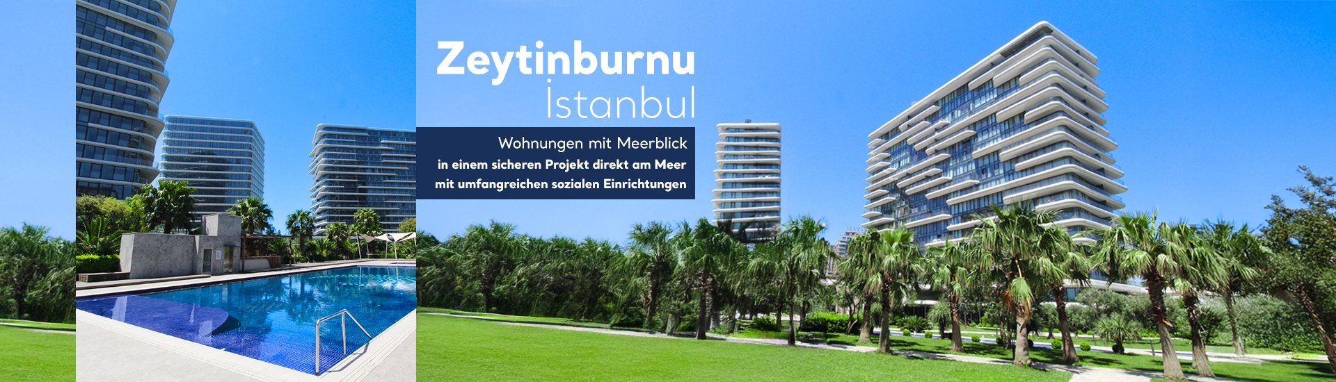 Wohnungen Am Meer In Einem Komplex Mit Pool In Zeytinburnu Istanbul
