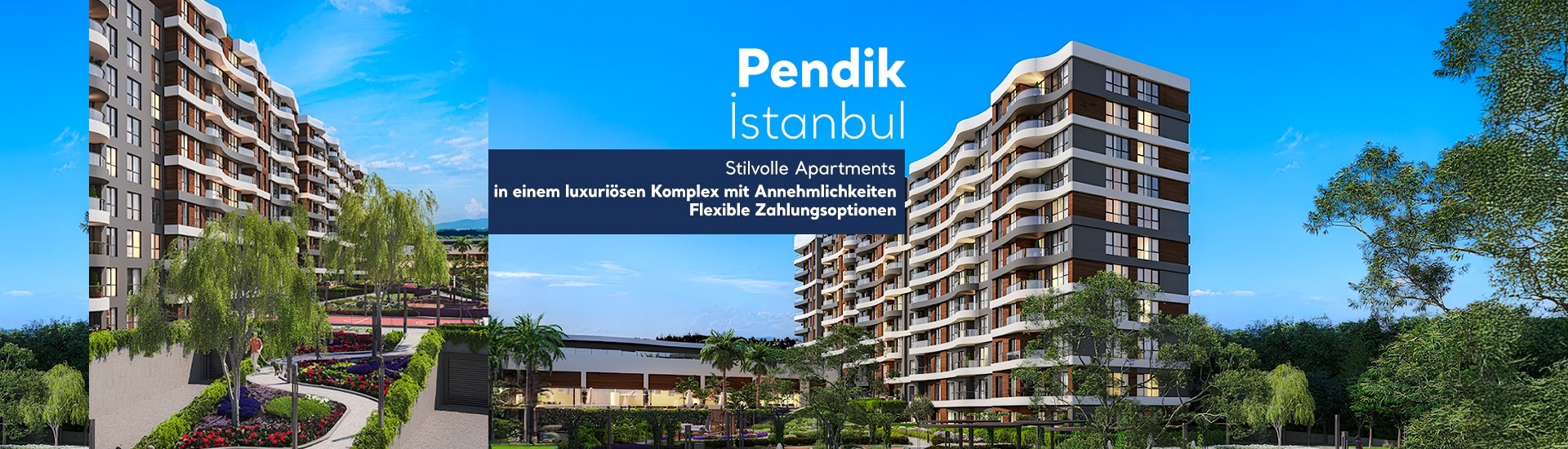 Wohnungen In Einem Komplex Mit Pool In Istanbul Pendik