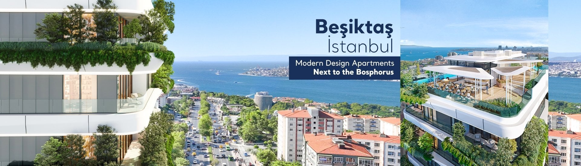 Bosphorus View Apartments on Barbaros Boulevard in Besiktas