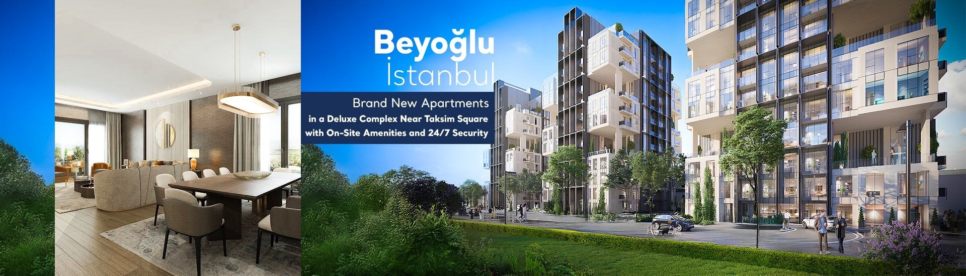 Stylish Flats Near Taksim Square in Beyoglu