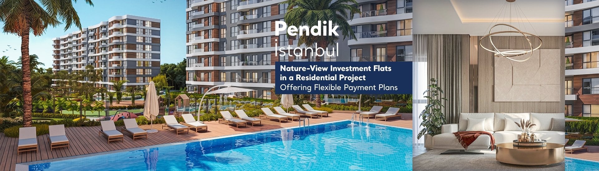 Flats with City & Nature Views in Istanbul Pendik