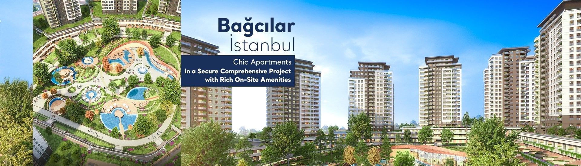 Elegant Apartments in an Extensive Project in Bagcilar
