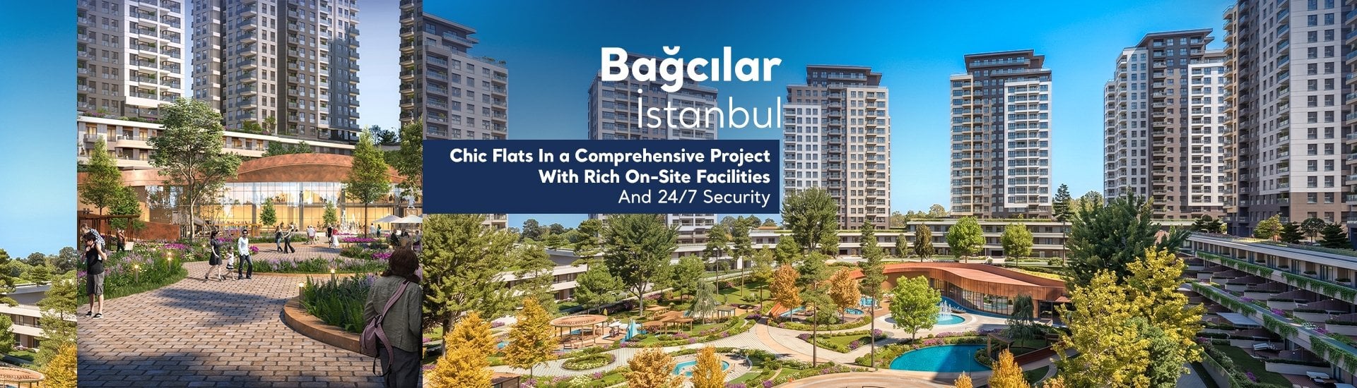 Apartments for Sale in an Extensive Project in Istanbul Bagcilar