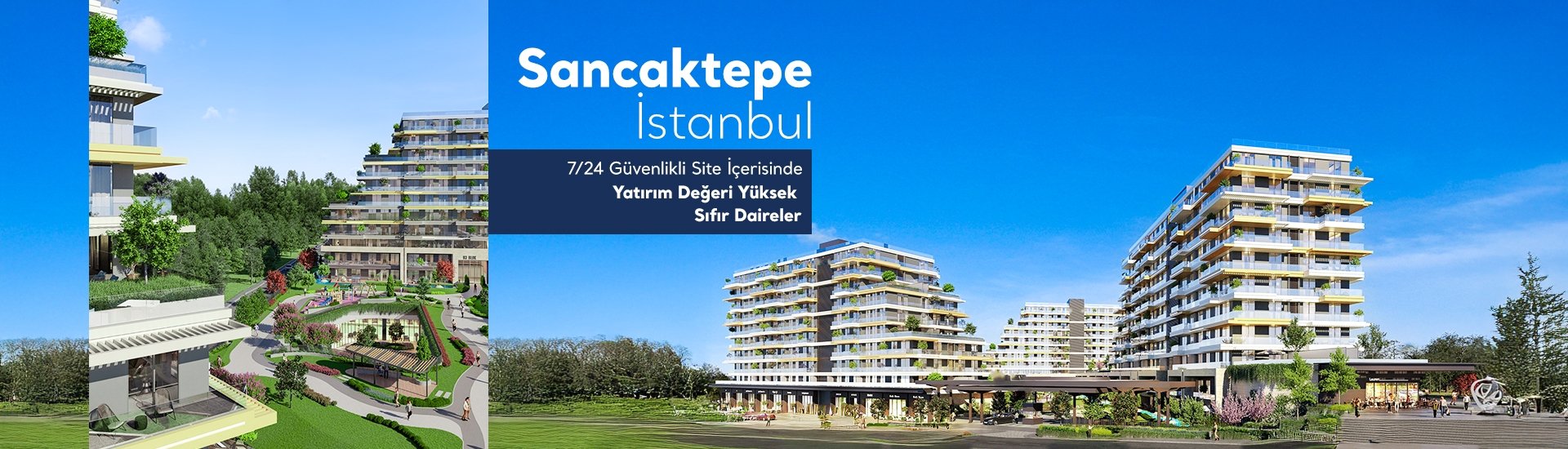 İstanbul Sancaktepe'de Spor Salonu ve Havuz Bulunan Sitede Daireler