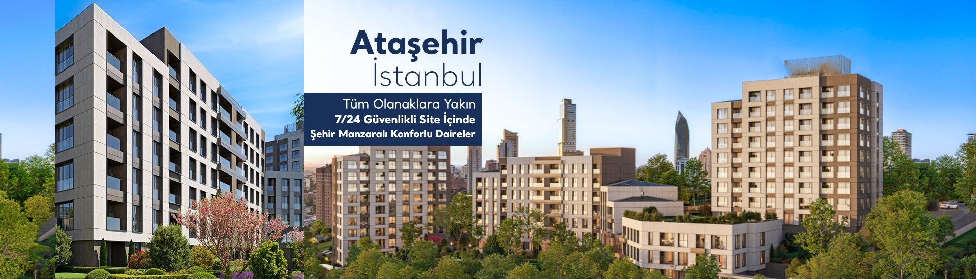 İstanbul Ataşehir'de Metroya Yakın Satılık Daireler