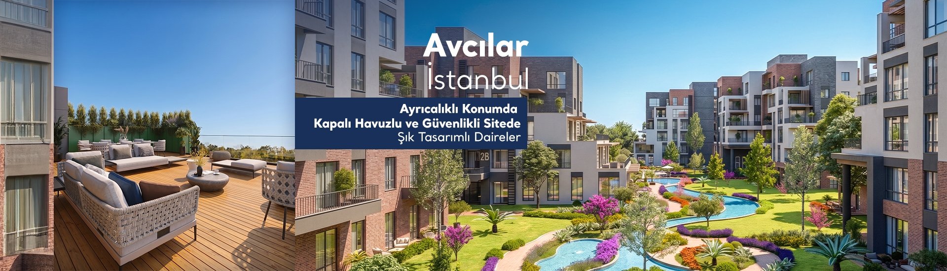Avcılar'da Kanal İstanbul Yakınındaki Havuzlu Sitede Daireler