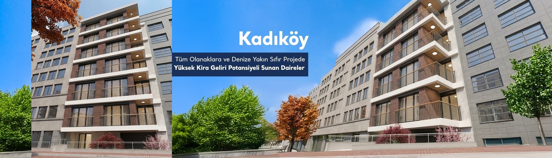 İstanbul Kadıköy'de Marmaray ve Denize Yakın Daireler