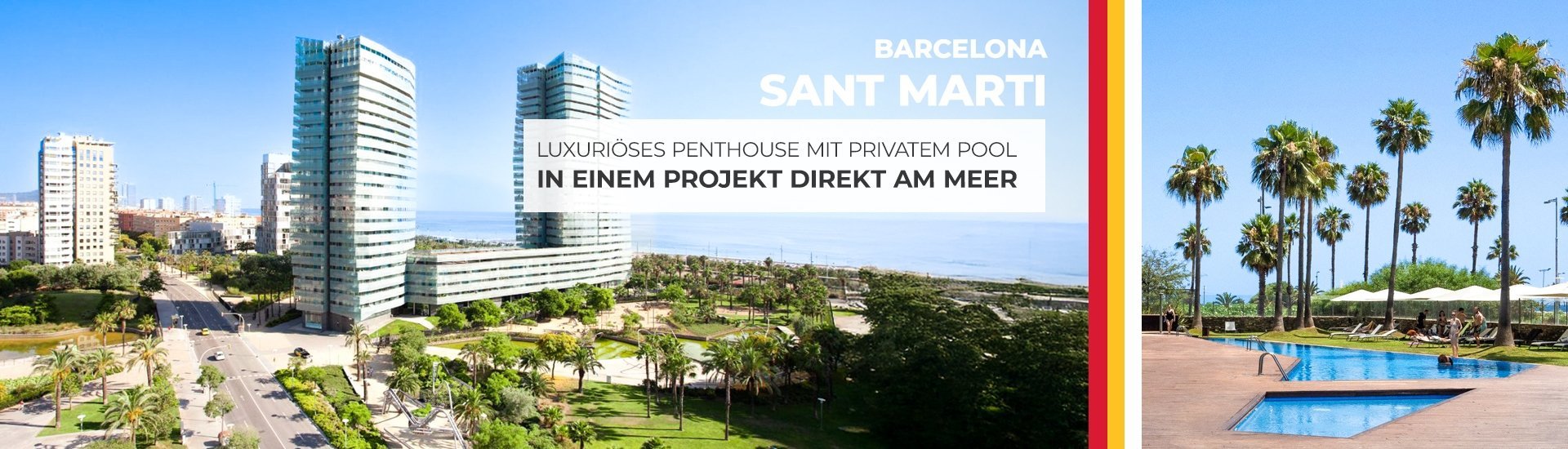 Duplex-penthouse Direkt Am Meer Im Zentrum Von Barcelona