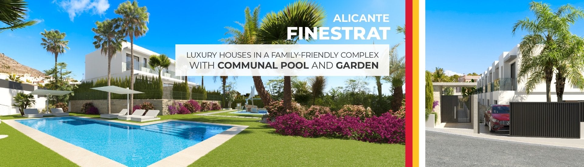 Elegant 3-bedroom Houses in Finestrat with Pool & Garden