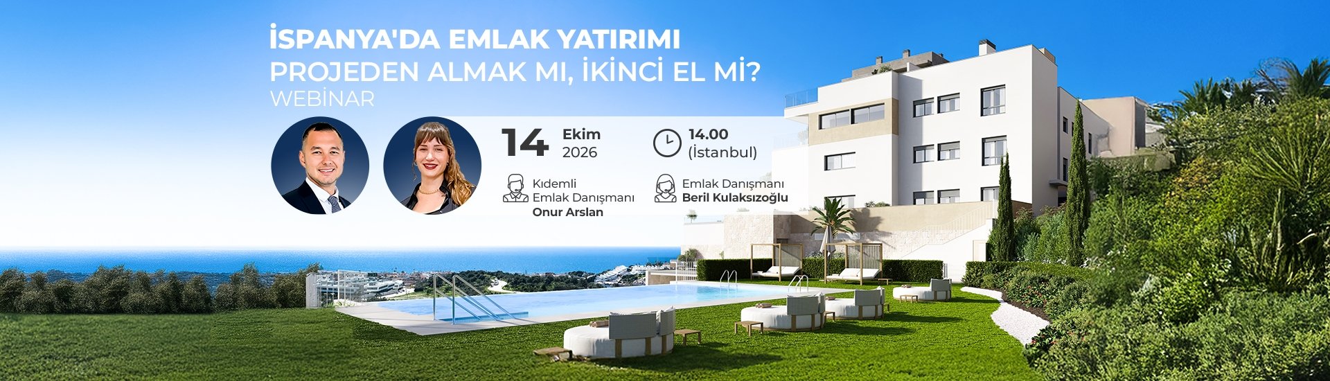 Webinar Duyurusu: İspanya’da Projeden Yatırım Mı, İkinci El Mi?