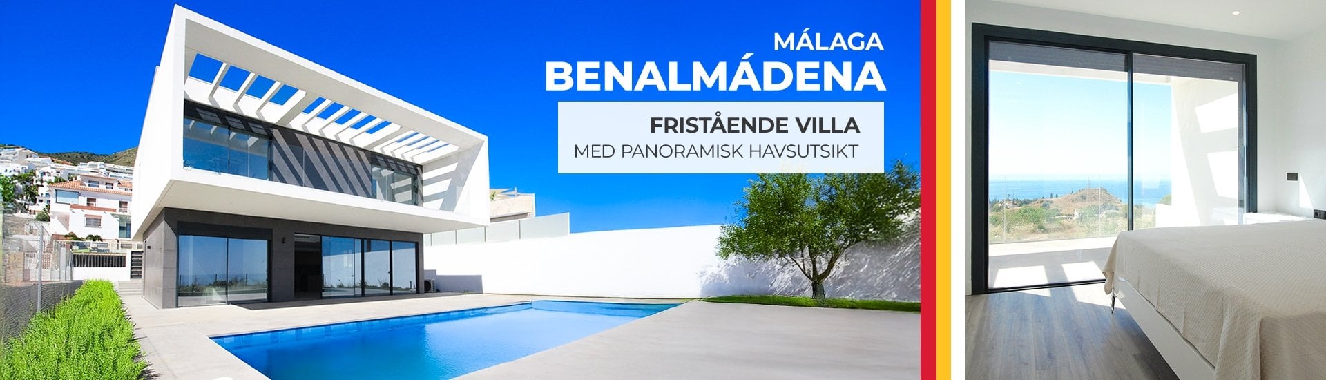 Rymlig Villa Med Panoramautsikt Över Havet I Benalmadena