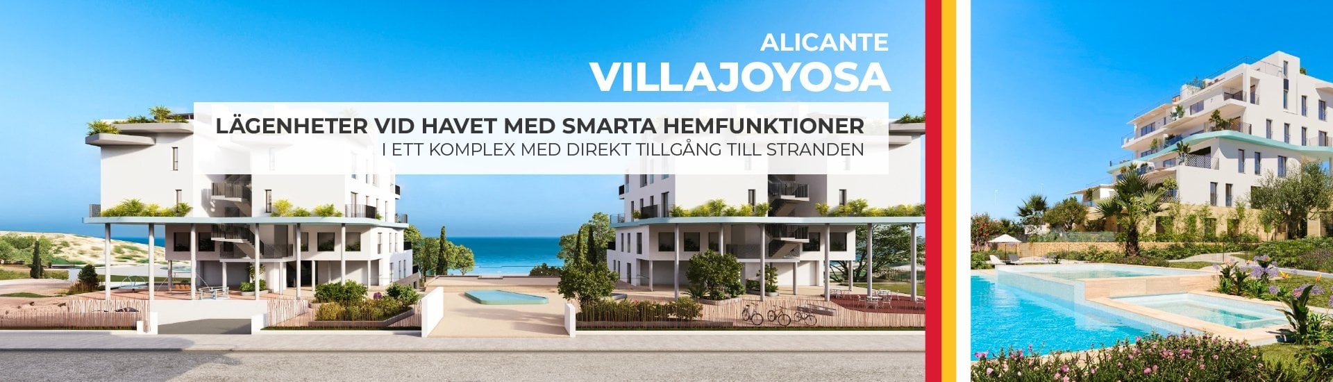Elegant Lägenhet Med Havsutsikt I Villajoyosa Alicante
