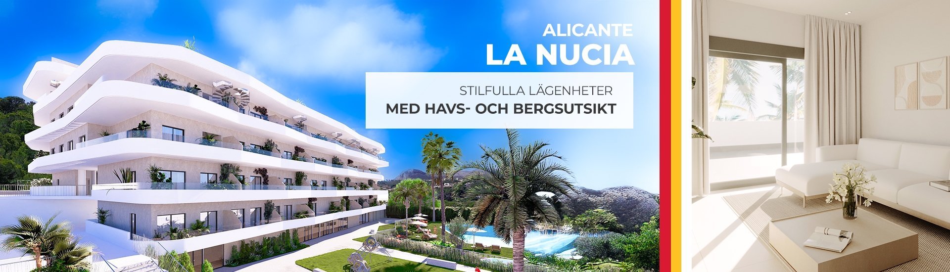 Snygga Hus I La Nucia Alicante Med Utsikt Över Havet Och Bergen