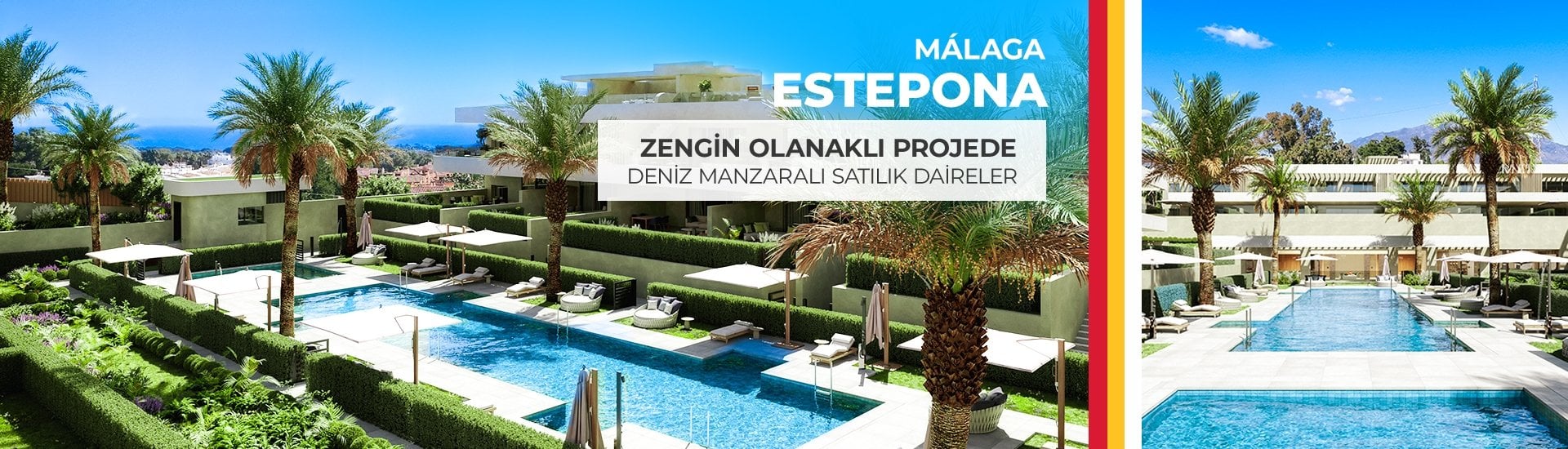 Estepona'da Ayrıcalıklı Olanaklar Sunan Sitede Şık Daireler