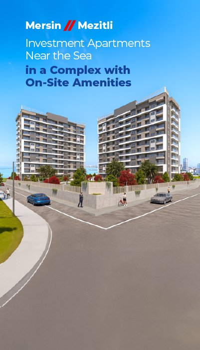 Apartments with Extensive Amenities in Mezitli, Mersin