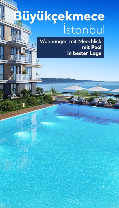 Elegante Wohnungen in einem Projekt mit Meerblick in Buyukcekmece