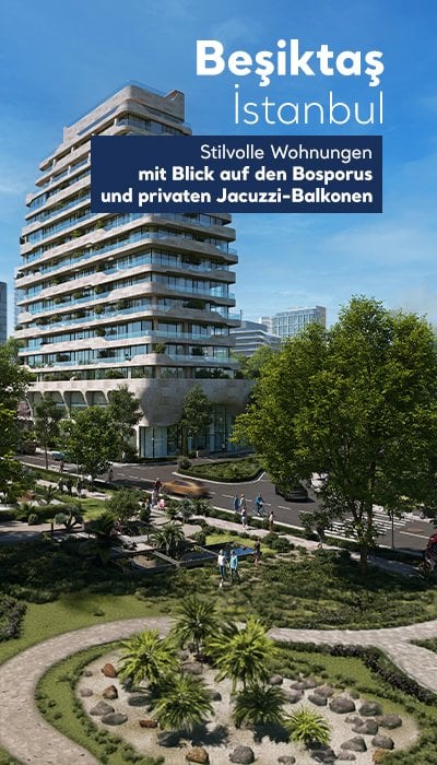 Wohnungen mit Jacuzzi und Bosporusblick in Besiktas