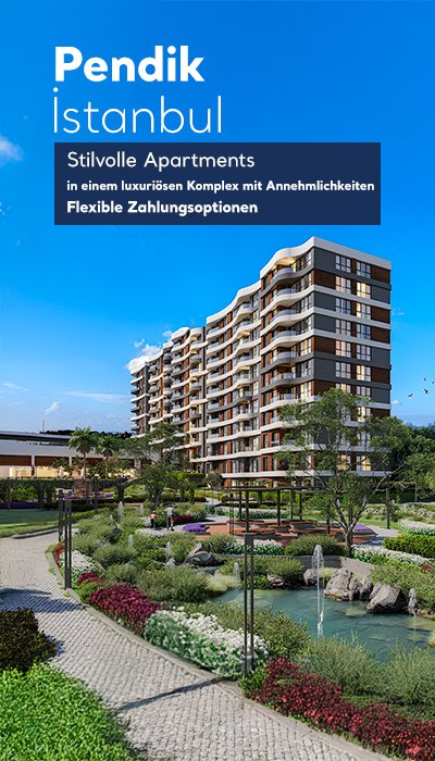 Wohnungen in einem Komplex mit Pool in Istanbul Pendik
