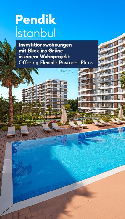 Wohnungen mit Stadt- und Naturblick in Istanbul Pendik