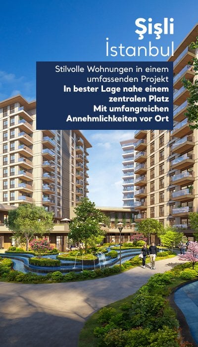 Wohnungen in einem Projekt, 150 m von der Metro entfernt in Şişli