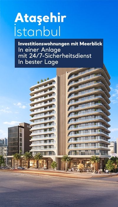 Wohnungen mit Meerblick und Privatpool in Ataşehir