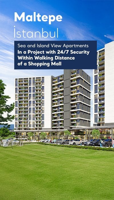 Sea View Real Estate Close to Metro and Marmaray in Maltepe