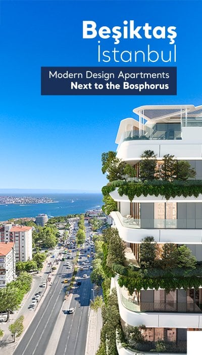 Bosphorus View Apartments on Barbaros Boulevard in Besiktas