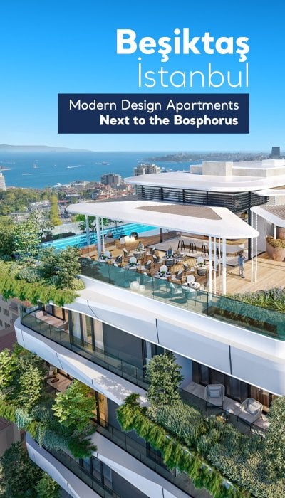 Bosphorus View Apartments on Barbaros Boulevard in Besiktas
