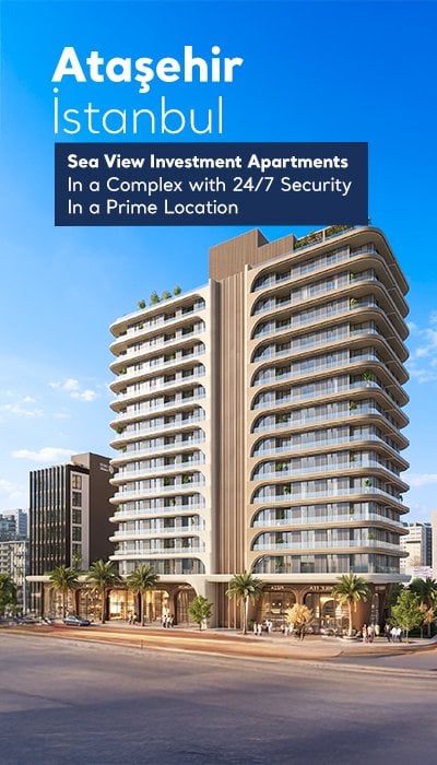Sea-View Apartments with Private Pool in Ataşehir