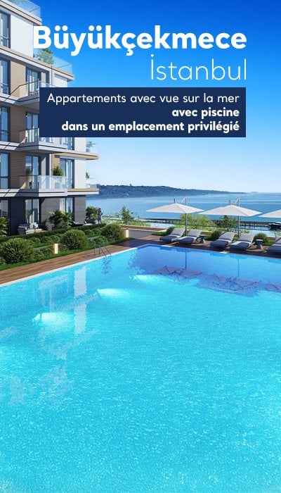 Appartements Dans un Projet avec vue Sur la Mer à Buyukcekmece