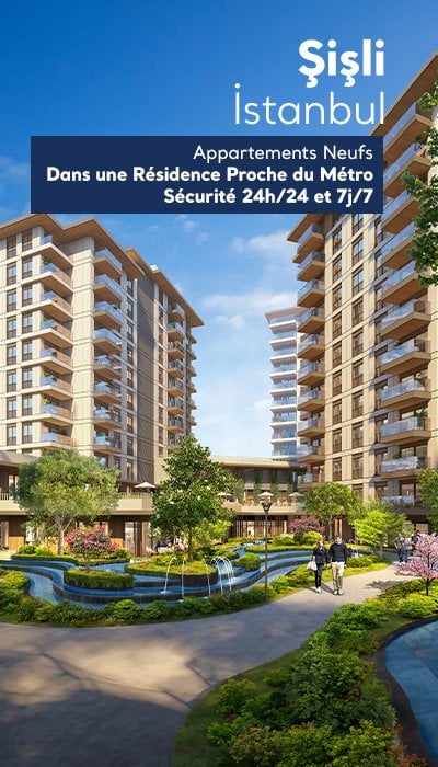 Appartements dans un Projet à 150 M du Métro à Istanbul Sisli