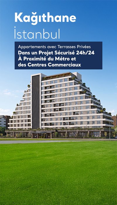 Appartements spacieux avec terrasses dans un complexe à Kağıthane